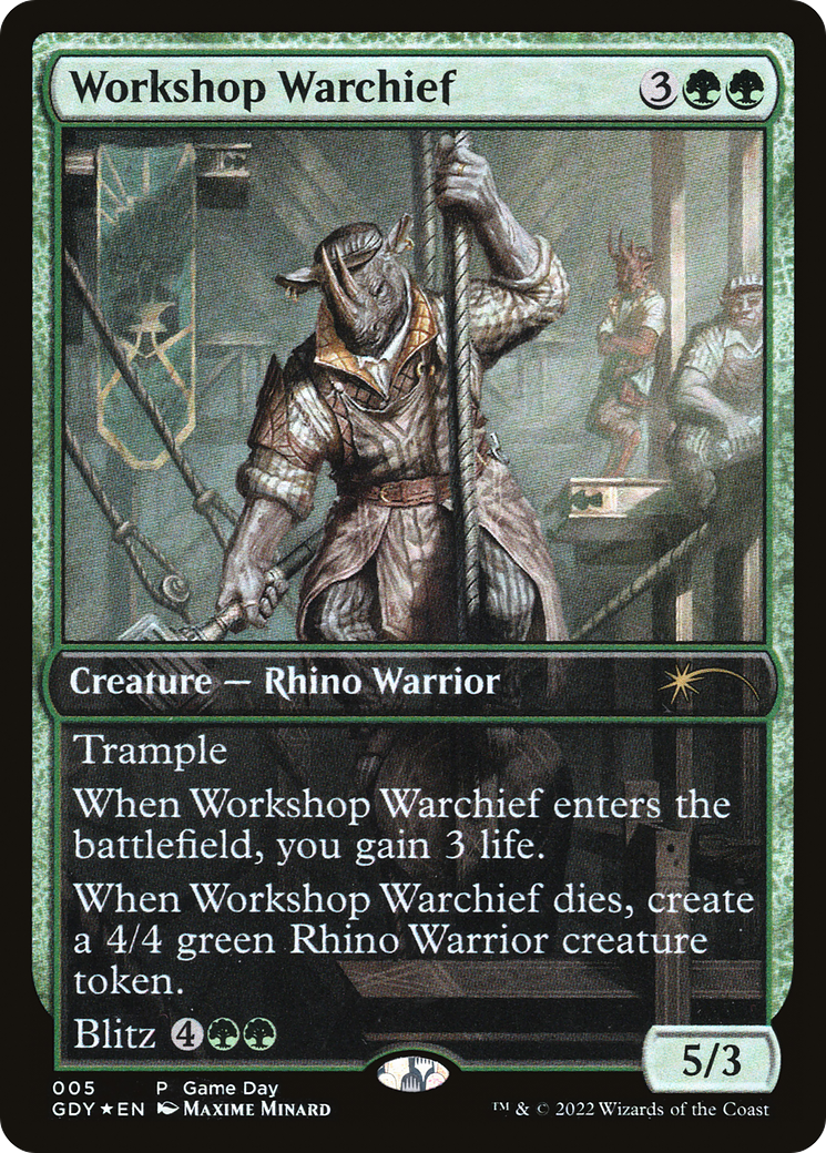 Workshop Warchief [Game Day 2022] | Silver Goblin