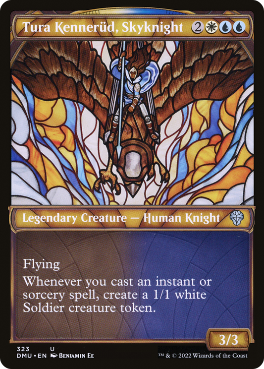Tura Kennerud, Skyknight (Showcase) [Dominaria United] Foil