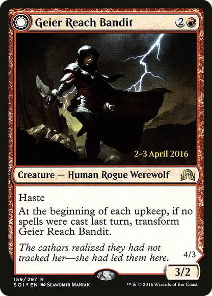 Geier Reach Bandit // Vildin-Pack Alpha (159s) Foil - Shadows over Innistrad Promos