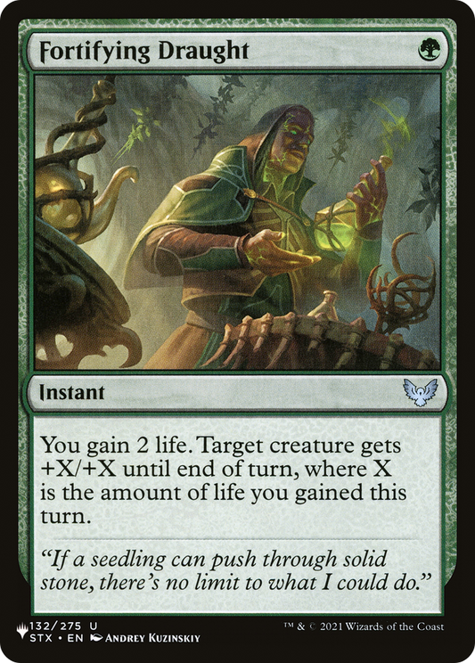 Fortifying Draught (STX-132) - The List