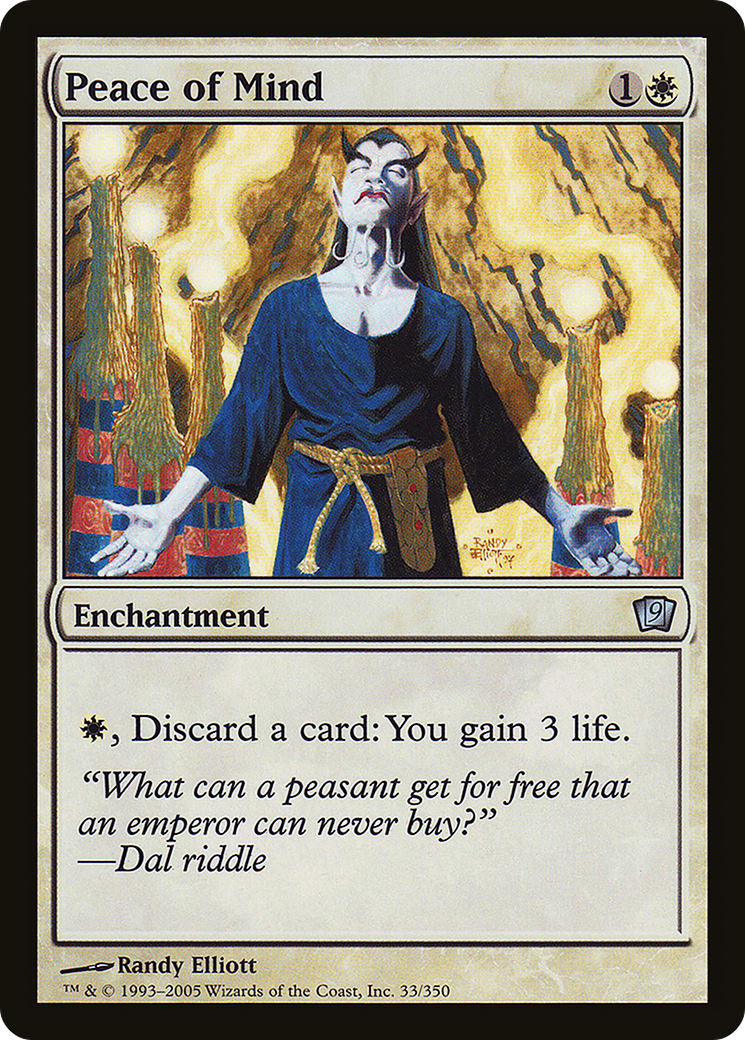 Peace of Mind (033) Foil - Ninth Edition