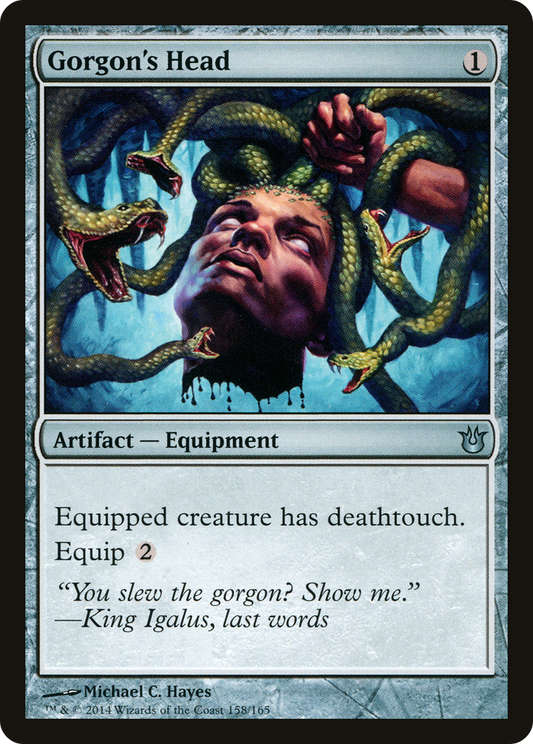 Gorgon's Head (158) - Born of the Gods