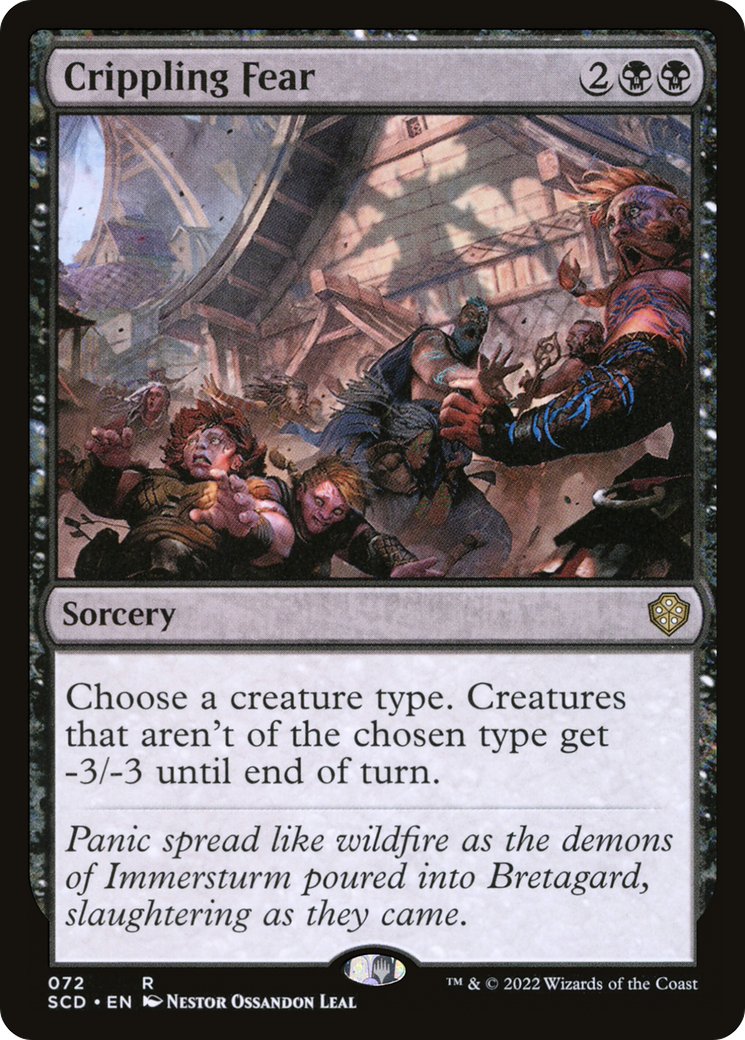 Crippling Fear (072) - Starter Commander Decks