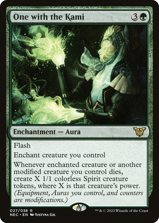 One with the Kami (027) - Neon Dynasty Commander