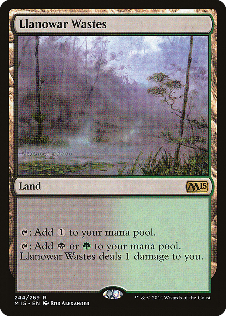 Llanowar Wastes (244) - Magic 2015