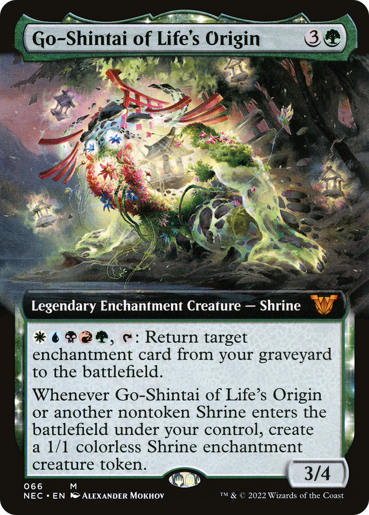 Go-Shintai of Life's Origin (Extended Art) [Kamigawa: Neon Dynasty Commander] | Silver Goblin