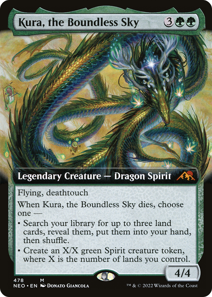 Kura, the Boundless Sky (Extended Art) (478) - Kamigawa: Neon Dynasty