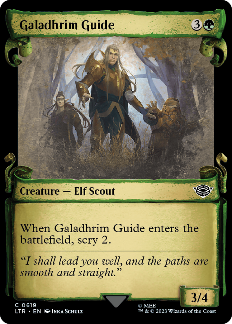 Galadhrim Guide (Showcase) (619) Foil - The Lord of the Rings: Tales of Middle-earth