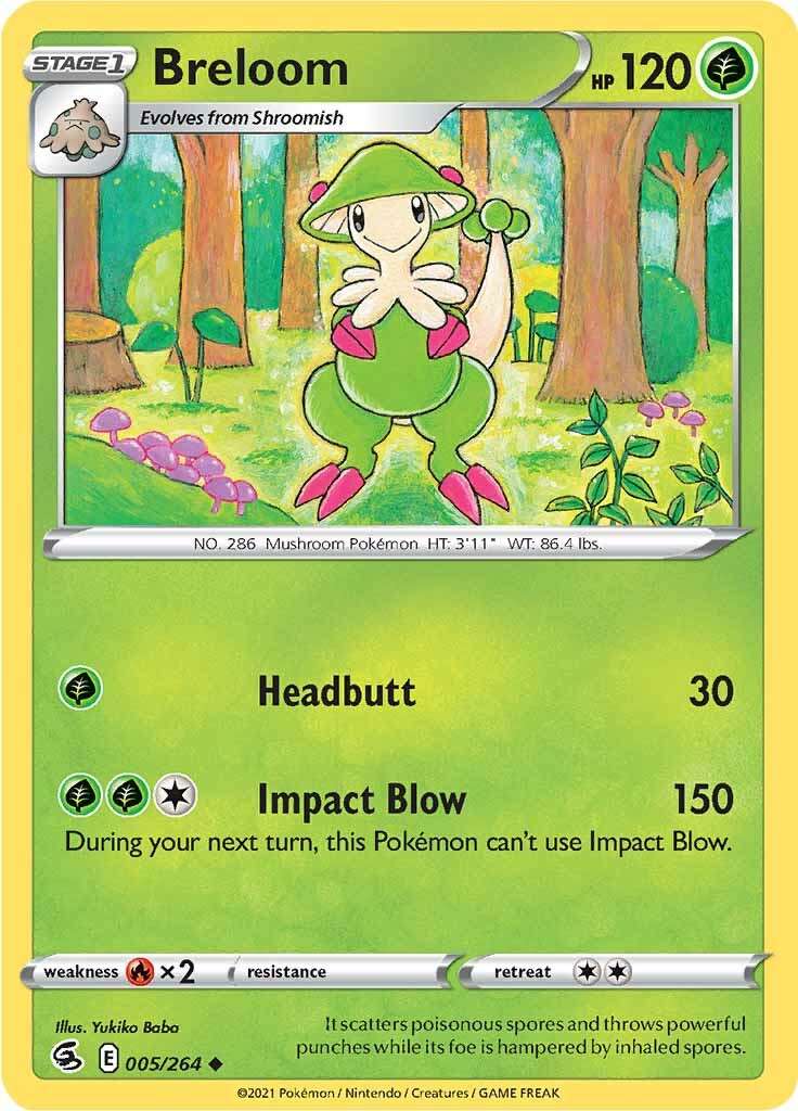 Breloom (005/264) [Sword & Shield: Fusion Strike] | Silver Goblin