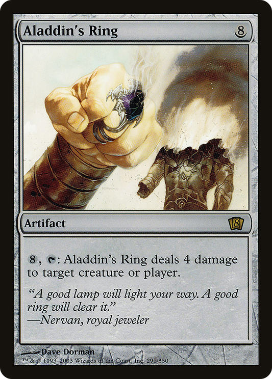 Aladdin's Ring (291★) Foil - Eighth Edition