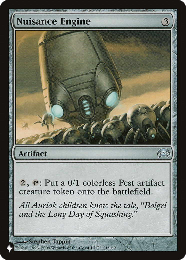 Nuisance Engine (HOP-121) - The List