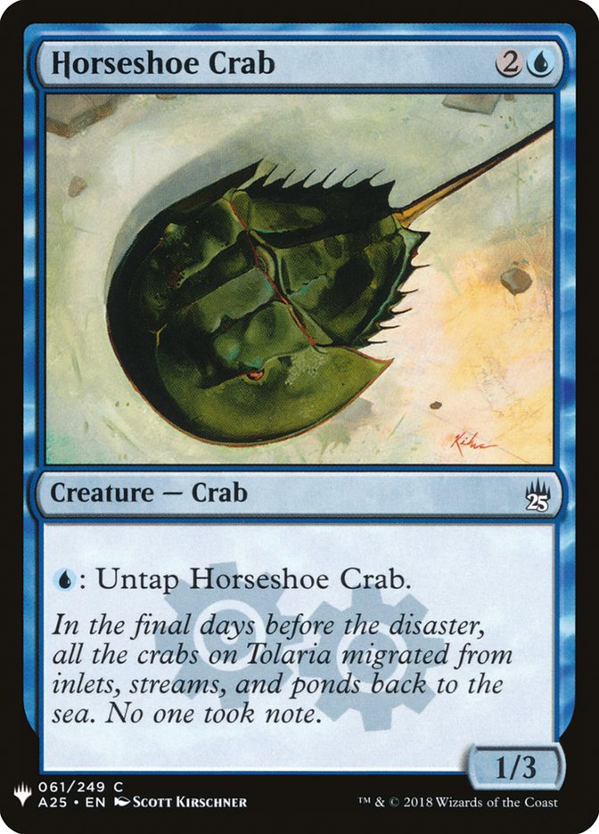 Horseshoe Crab [Mystery Booster] | Silver Goblin