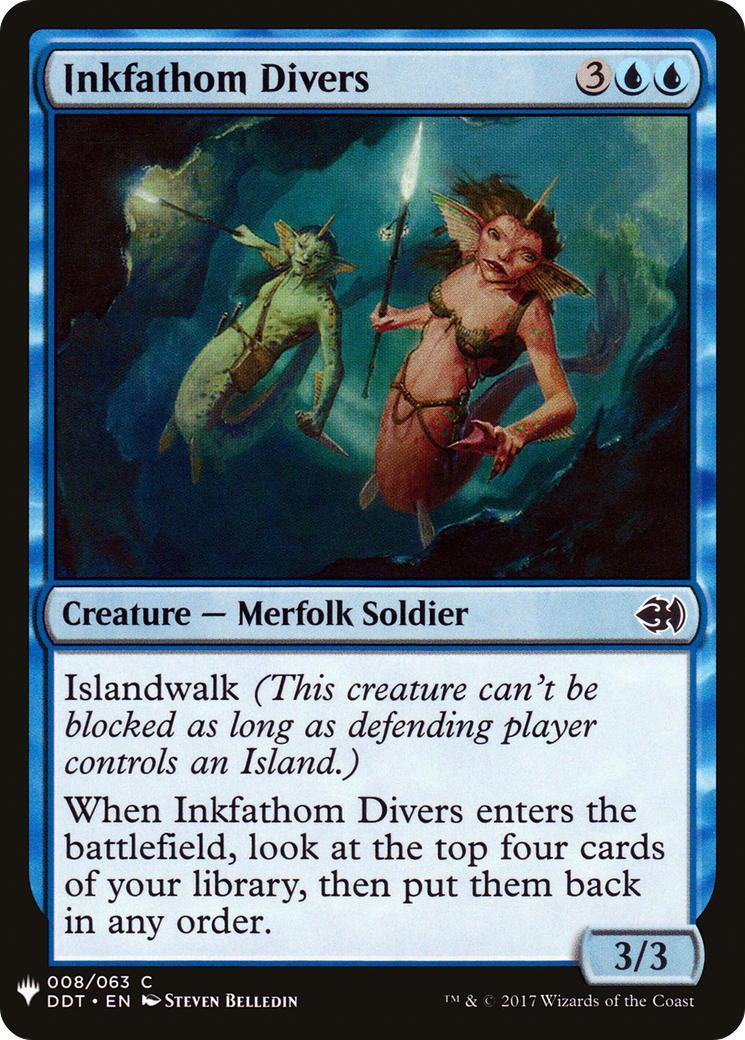 Inkfathom Divers (DDT-8) - The List