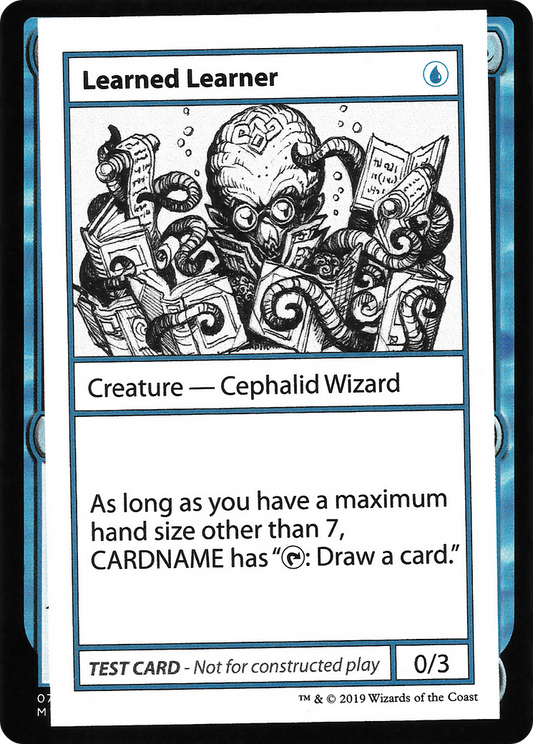 Learned Learner (2021 Edition) [Mystery Booster Playtest Cards]