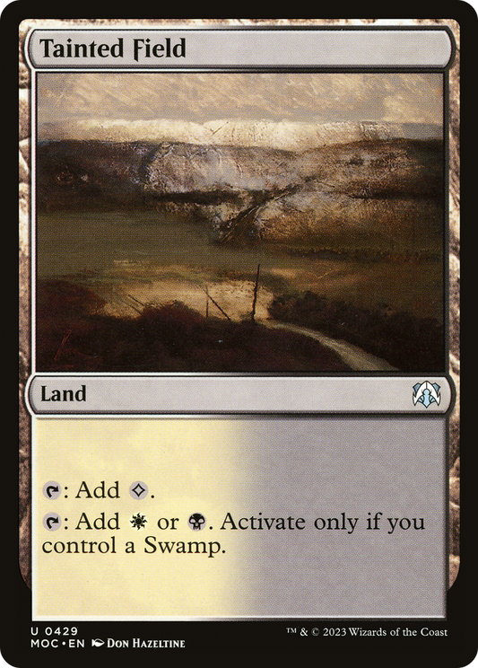 Tainted Field (429) - March of the Machine Commander