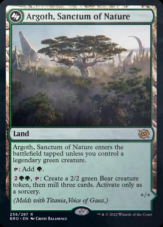 Argoth, Sanctum of Nature [The Brothers' War] Foil