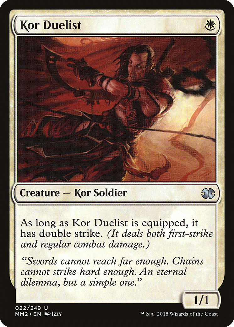 Kor Duelist (022) Foil - Modern Masters 2015