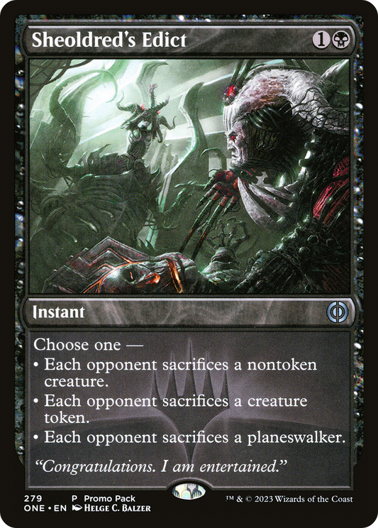 Sheoldred's Edict (279) - Phyrexia: All Will Be One