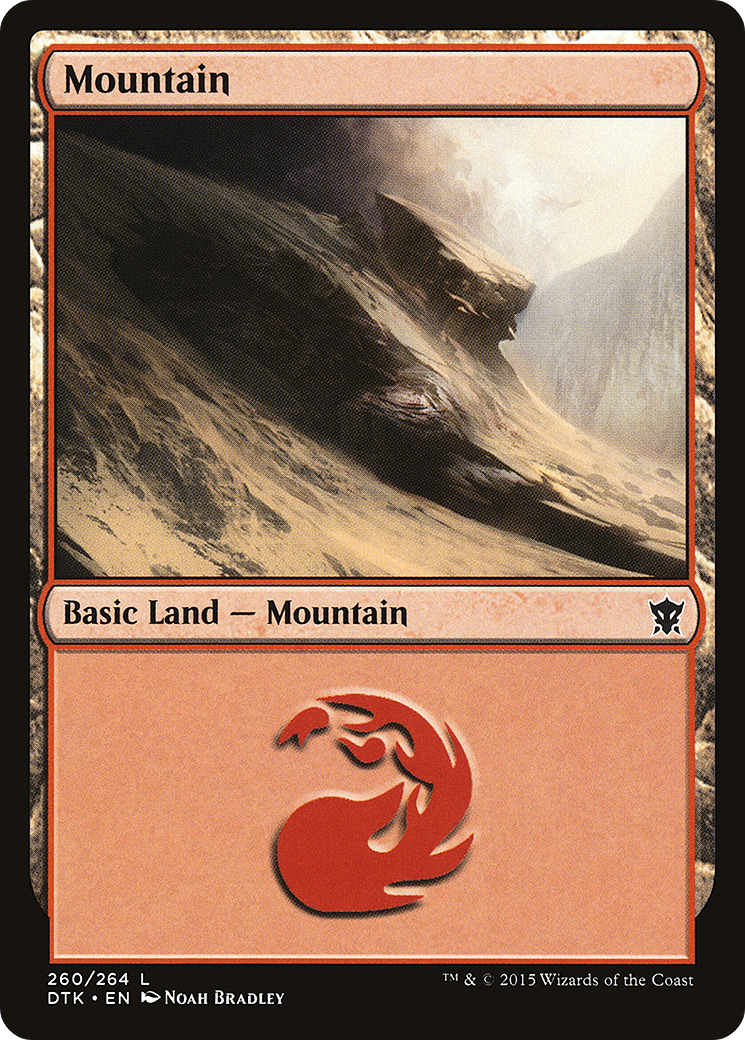 Mountain (260) - Dragons of Tarkir