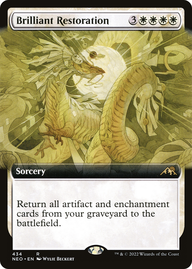 Brilliant Restoration (Extended Art) (434) - Kamigawa: Neon Dynasty