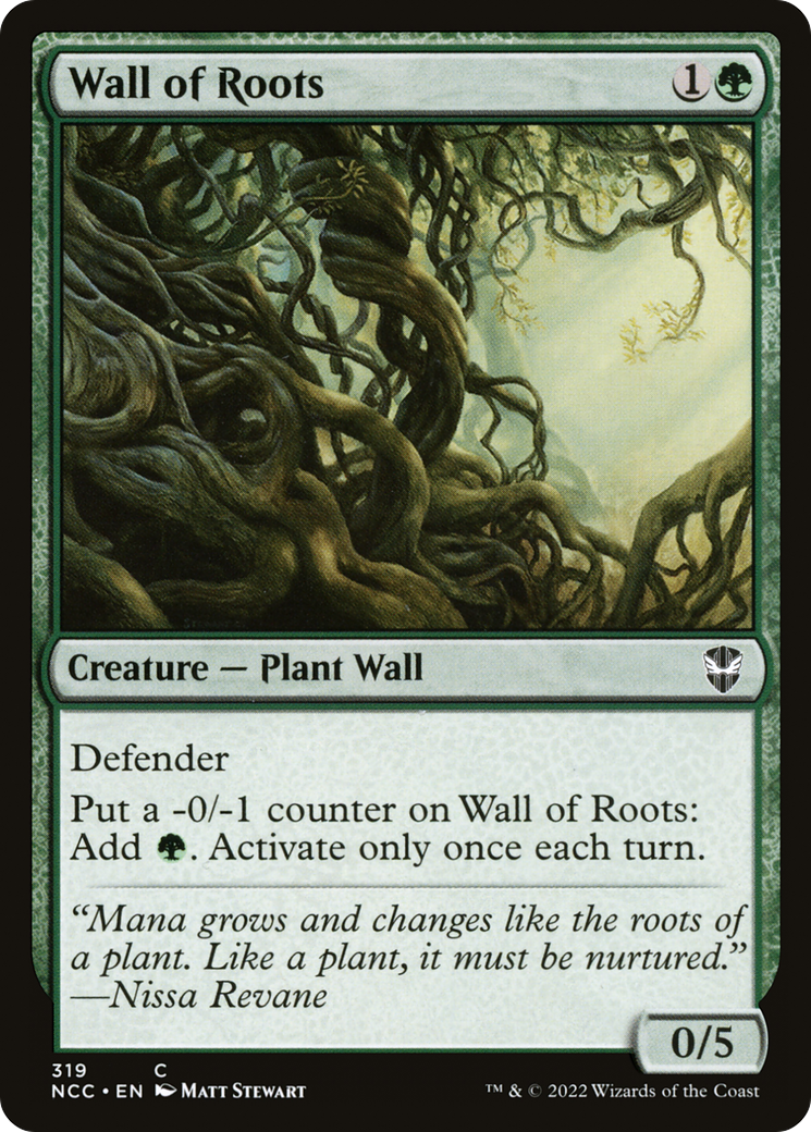 Wall of Roots (319) - New Capenna Commander