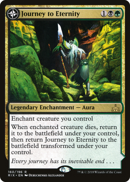 Journey to Eternity // Atzal, Cave of Eternity (160) Foil - Rivals of Ixalan