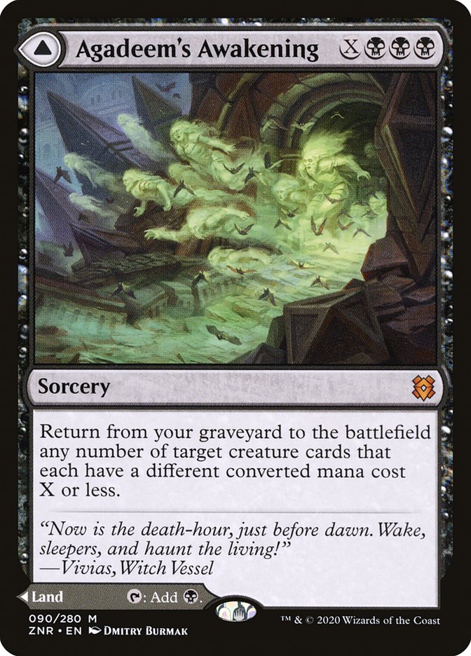 Agadeem's Awakening // Agadeem, the Undercrypt [Zendikar Rising] Foil