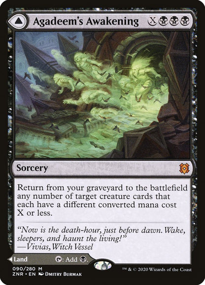 Agadeem's Awakening // Agadeem, the Undercrypt [Zendikar Rising] Foil