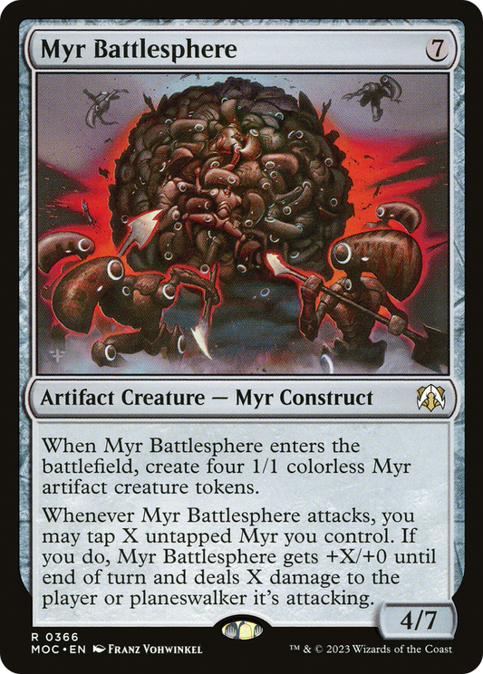 Myr Battlesphere [March of the Machine Commander]
