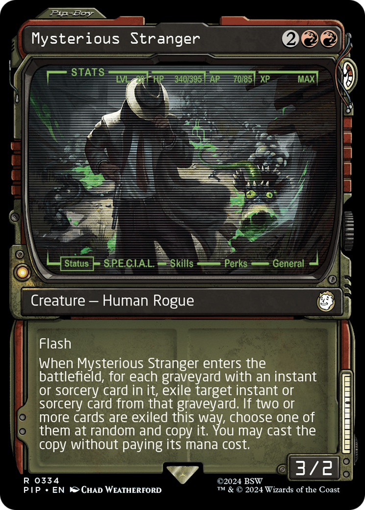 Mysterious Stranger (Showcase) (334) Foil - Fallout