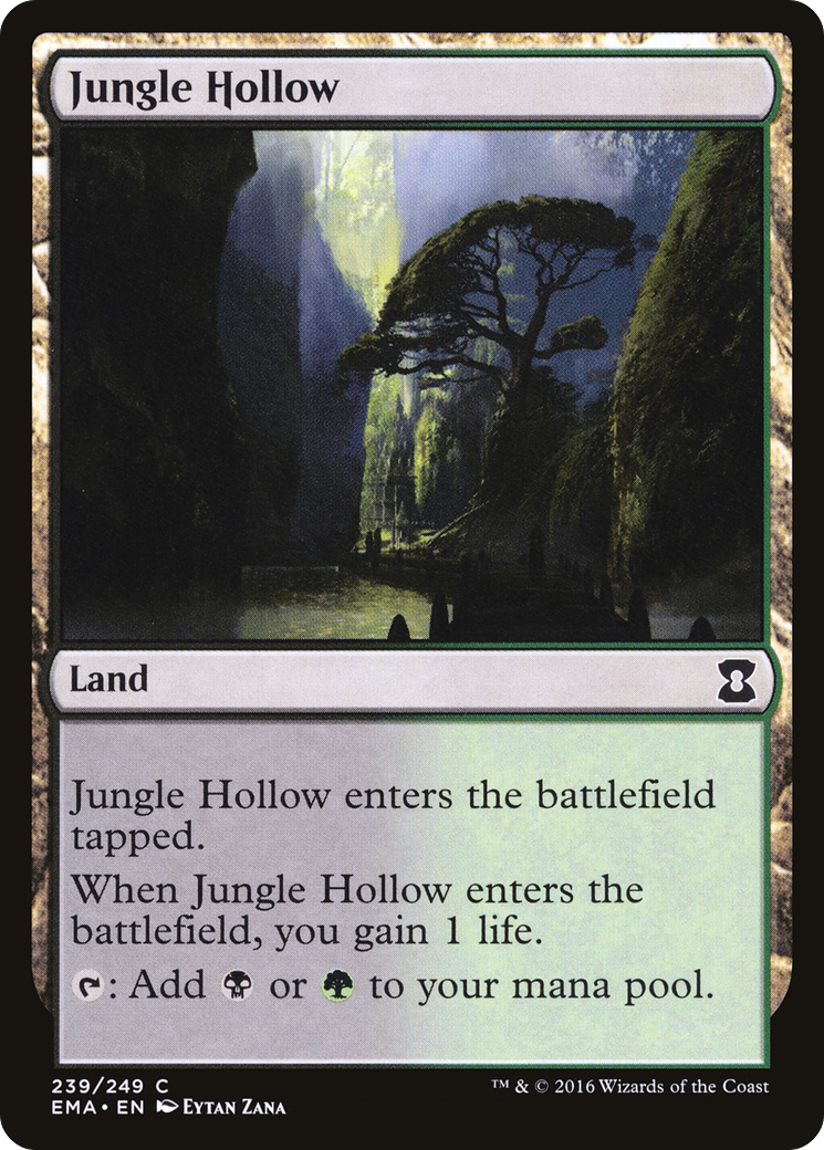 Jungle Hollow (239) Foil - Eternal Masters
