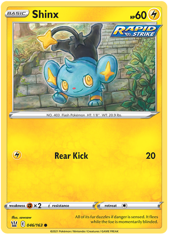 Shinx (046/163) [Sword & Shield: Battle Styles] | Silver Goblin