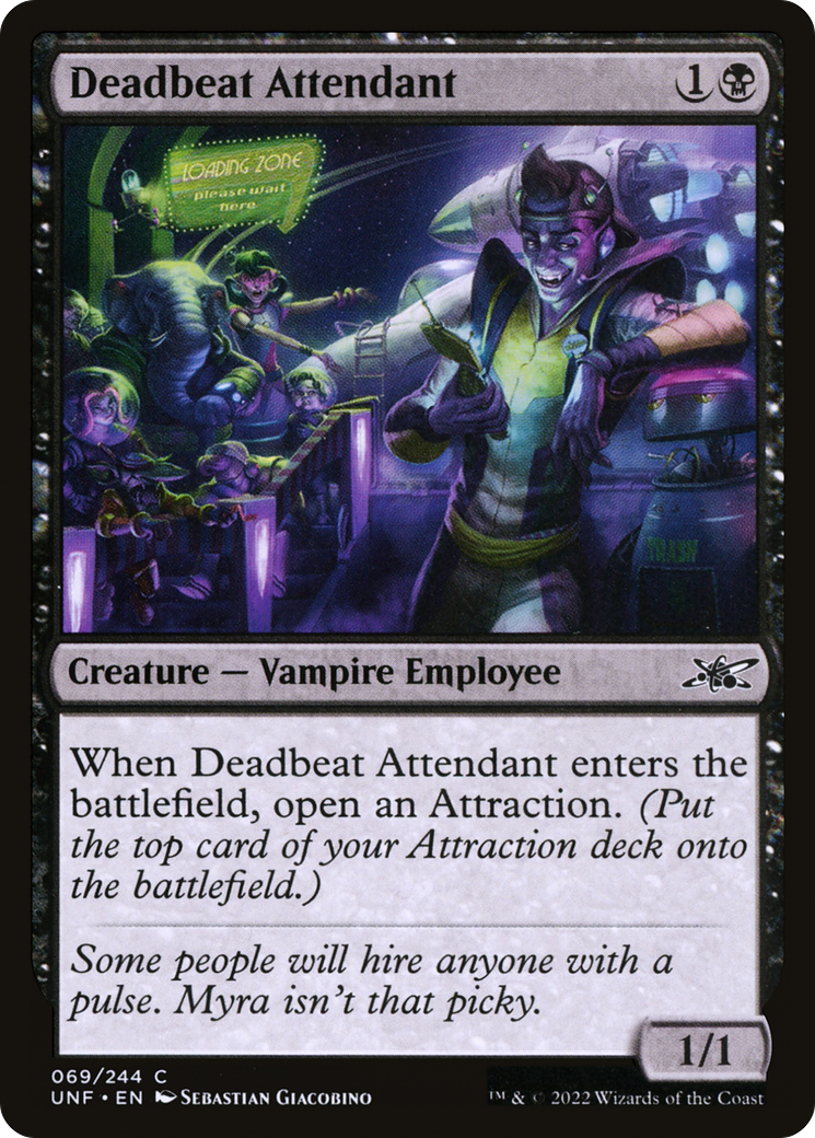 Deadbeat Attendant (069) - Unfinity