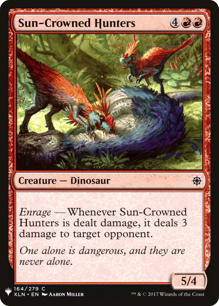 Sun-Crowned Hunters (XLN-164) - The List