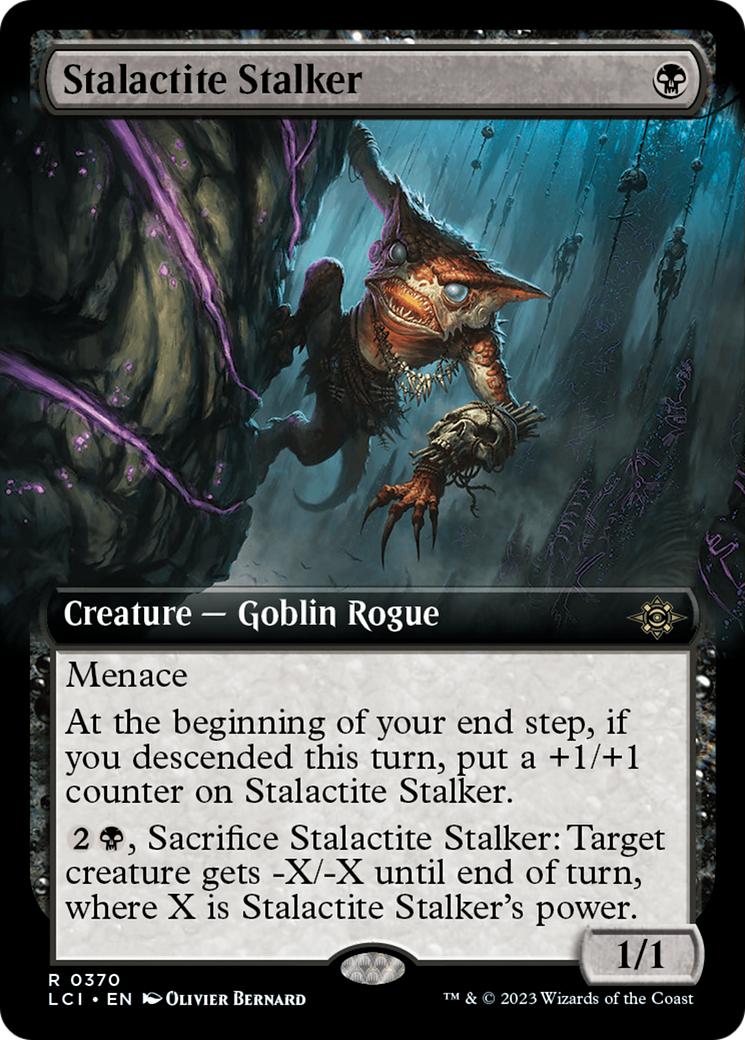 Stalactite Stalker (Extended Art) (370) Foil - The Lost Caverns of Ixalan