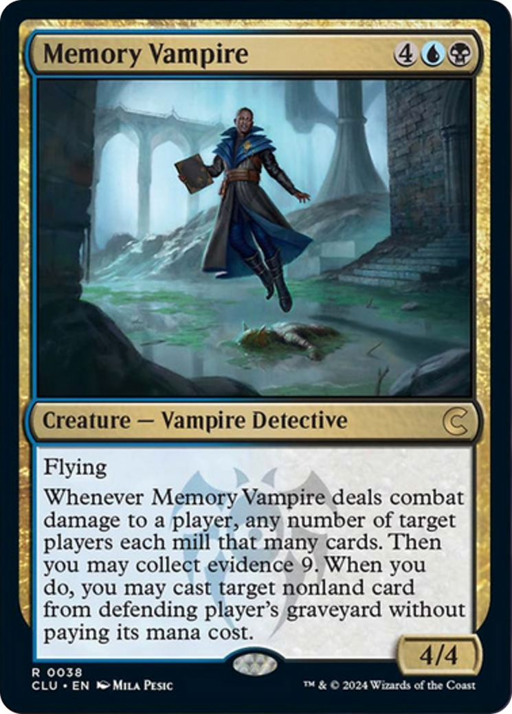 Memory Vampire [Ravnica: Clue Edition] | Silver Goblin