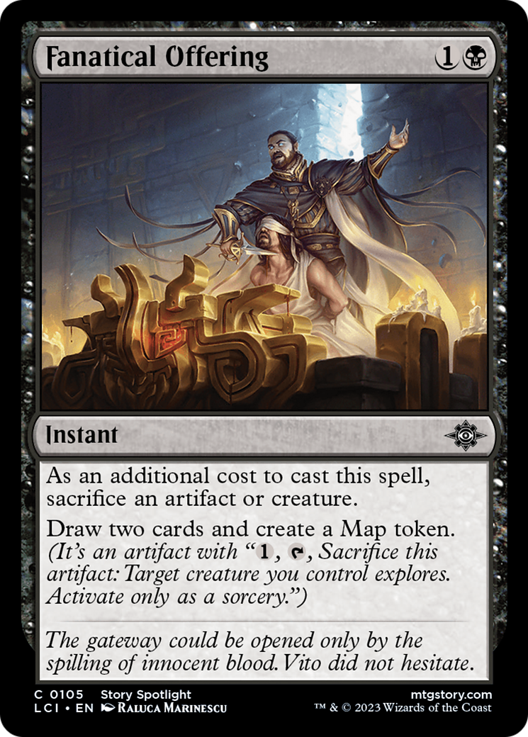 Fanatical Offering (105) Foil - The Lost Caverns of Ixalan