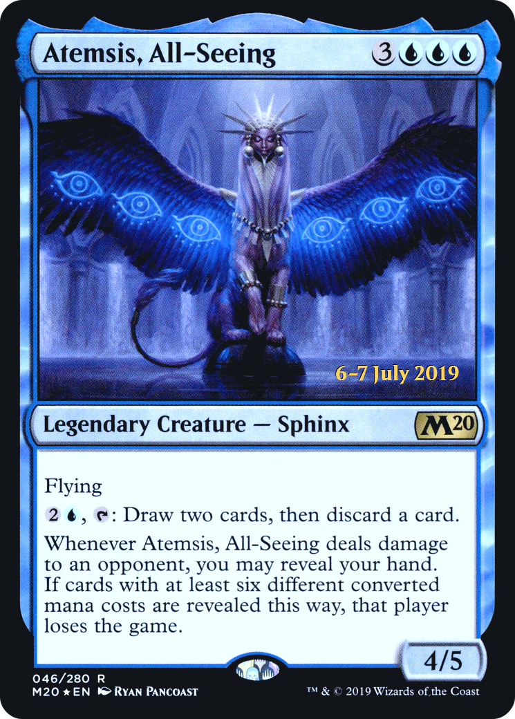 Atemsis, All-Seeing (046) Foil - Core Set 2020 Promos