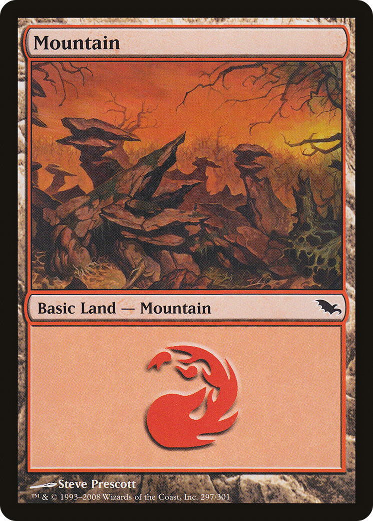 Mountain (297) Foil - Shadowmoor