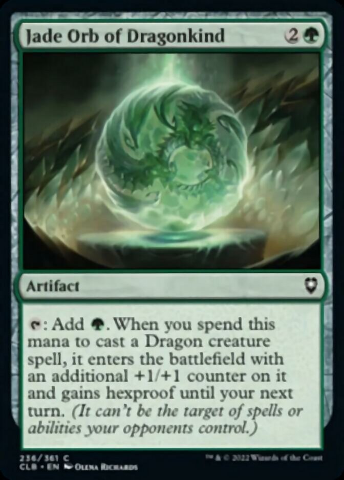 Jade Orb of Dragonkind [Commander Legends: Battle for Baldur's Gate] | Silver Goblin