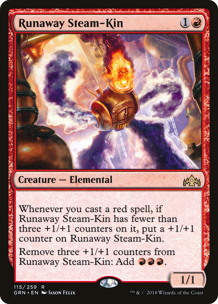 Runaway Steam-Kin (115) Foil - Guilds of Ravnica