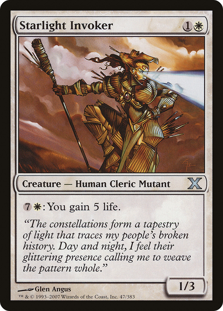 Starlight Invoker (047) Foil - Tenth Edition