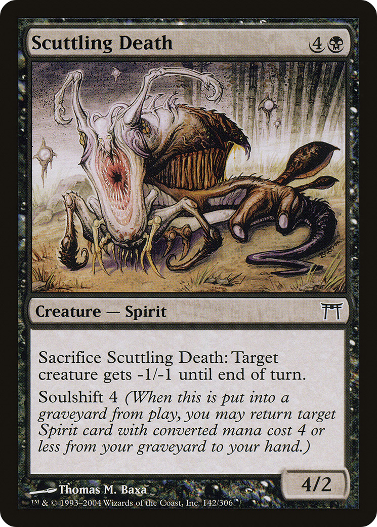 Scuttling Death (142) - Champions of Kamigawa