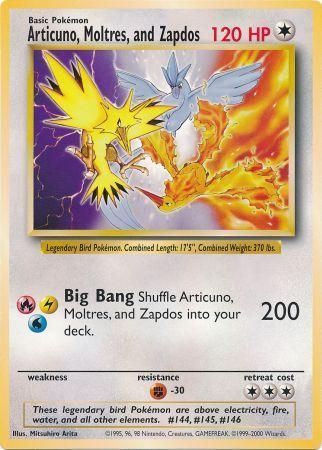 Articuno, Moltres, and Zapdos (Jumbo Card) [Miscellaneous Cards] | Silver Goblin