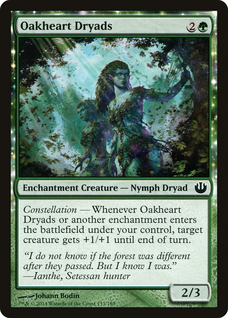 Oakheart Dryads (133) Foil - Journey into Nyx