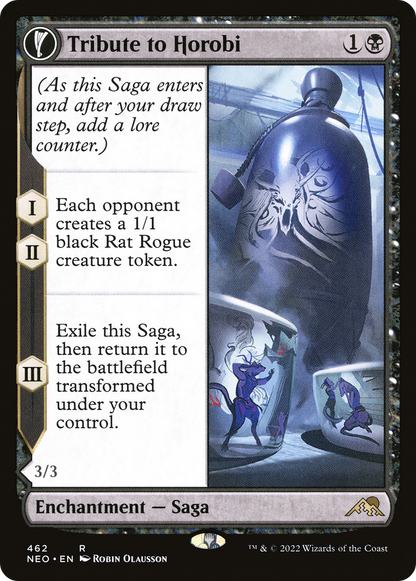 Tribute to Horobi (Extended Art) (462) Foil - Kamigawa: Neon Dynasty