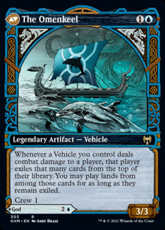 Cosima, God of the Voyage // The Omenkeel (Showcase) (303) - Kaldheim