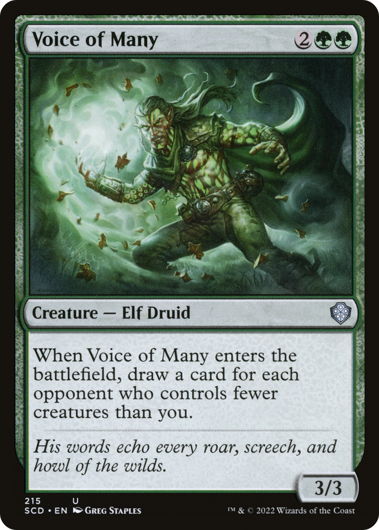 Voice of Many (215) - Starter Commander Decks