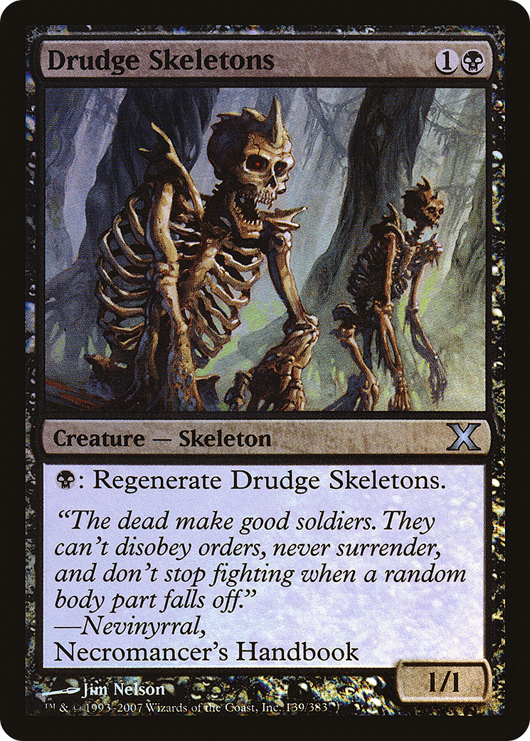 Drudge Skeletons (139) Foil - Tenth Edition