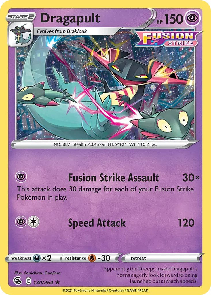 Dragapult (130/264) (Cosmos Holo) [Sword & Shield: Fusion Strike] | Silver Goblin